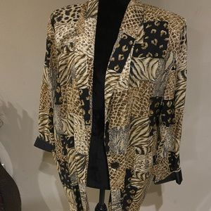 Cheetah light blazer